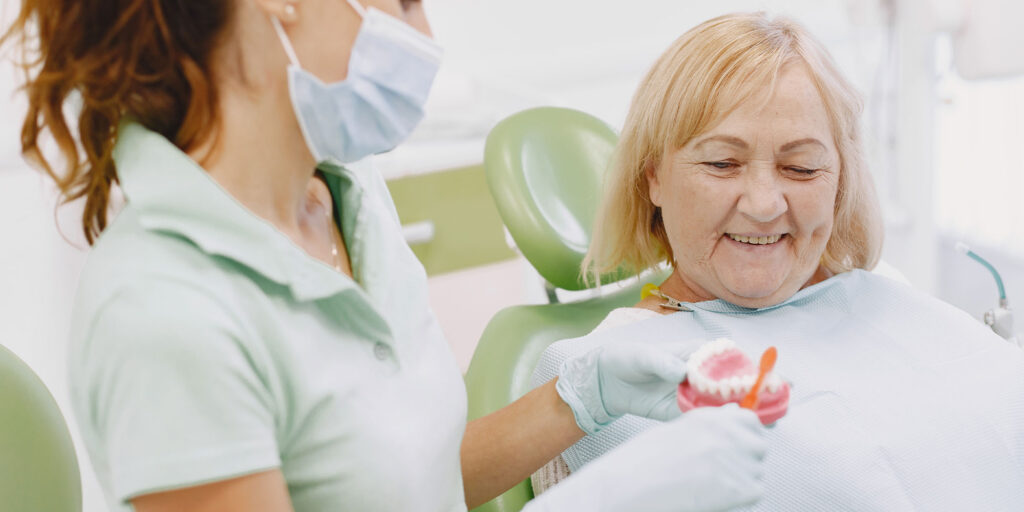 dental implant patient smiling